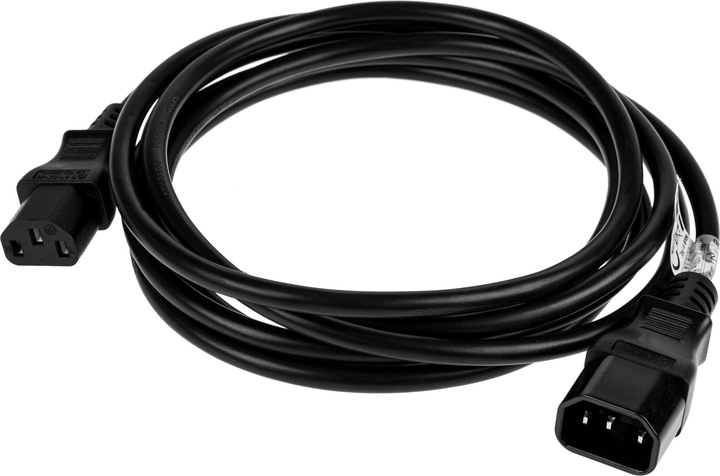 Actual product image Furber Extension cable C13-C14 3.0 m Black (3 m, C13, C14)