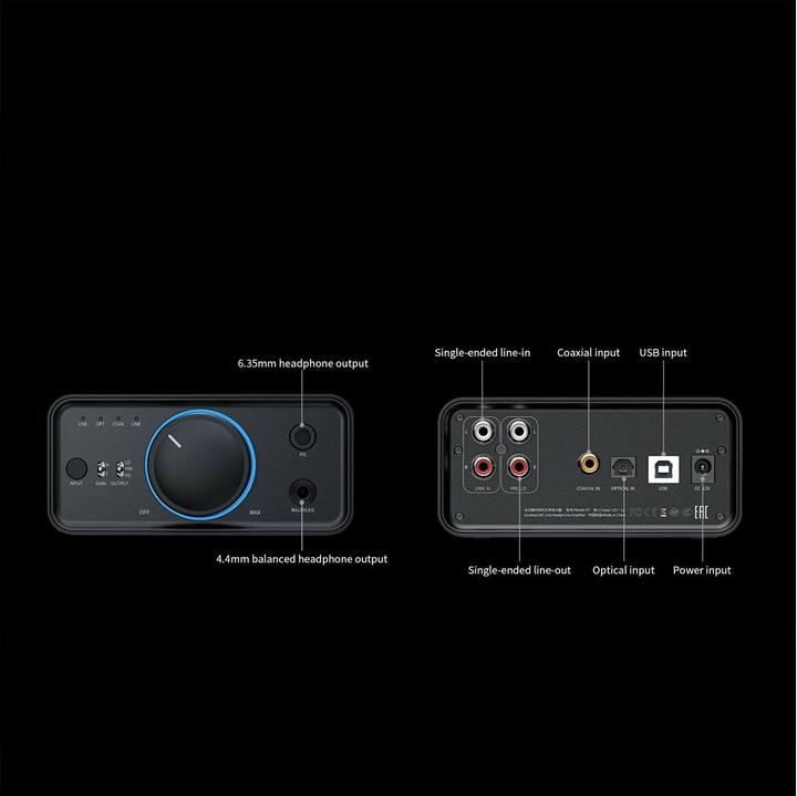 Actual product image FiiO K7 (USB-DAC, gain switch)