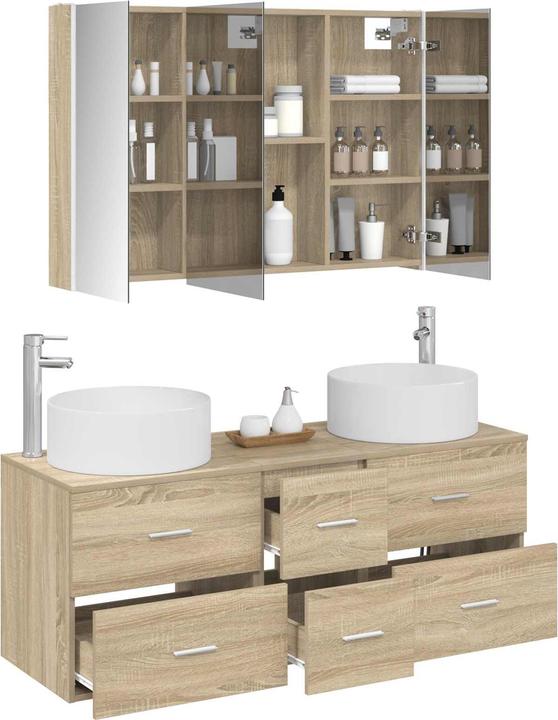 Actual product image vidaXL Badezimmerschrank (15.50 x 100 x 70 cm)