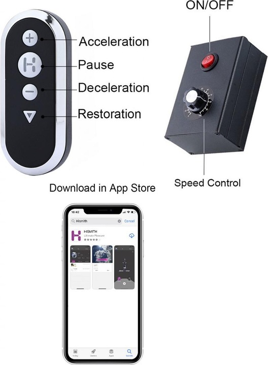 Actual product image HiSmith Premium 1 Fuck Machine 2.0