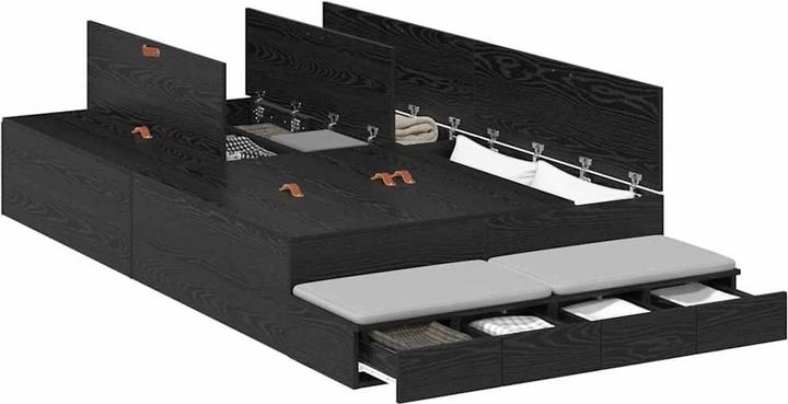 Actual product image vidaXL Storage bed (120 x 190 cm)
