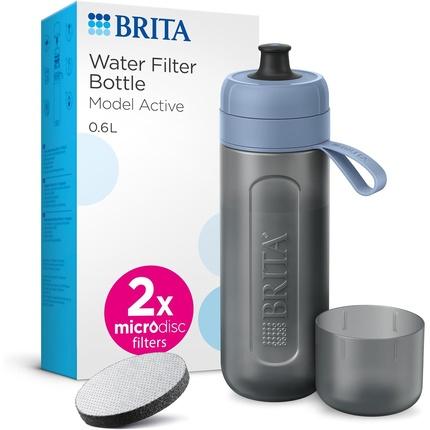 Image du produit Brita Active bleu Bouteille filtrante à 2 disques (0.60 l)