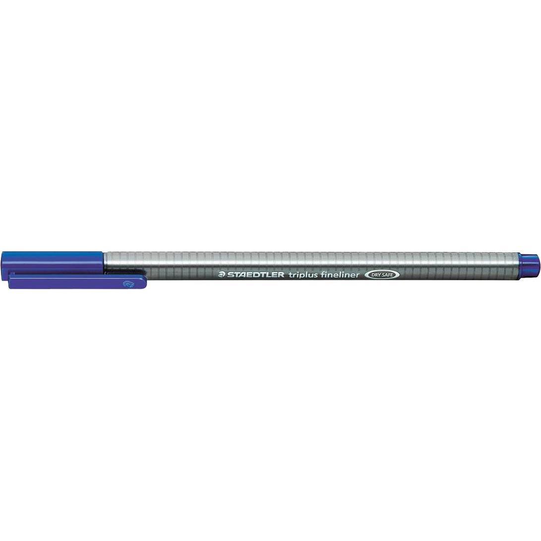 4x Staedtler, Schreibstifte, Fineliner Triplus 334 (Blau, 10 x)