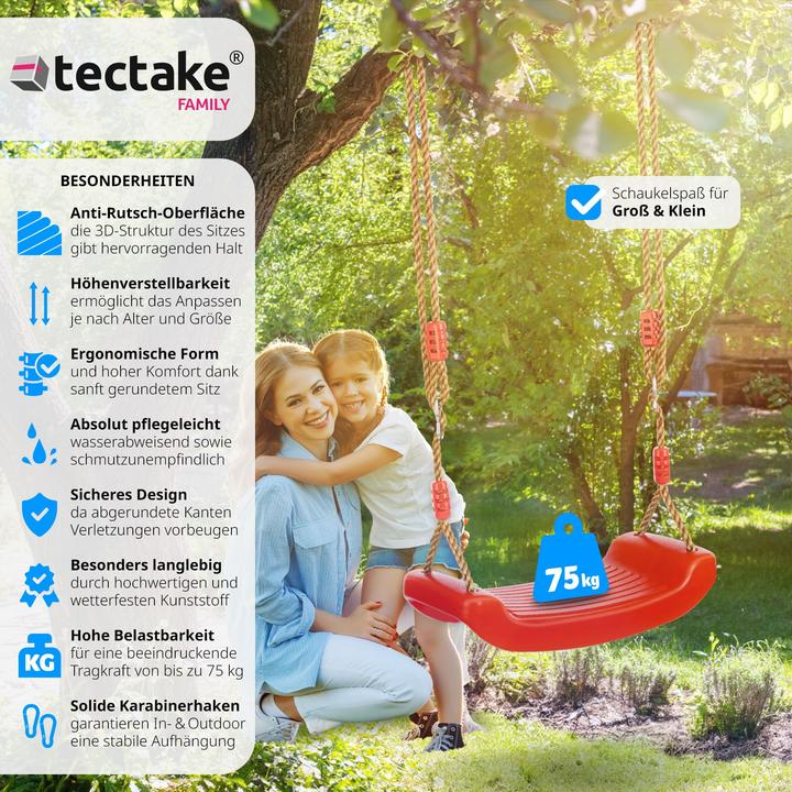 Produktbild tectake Schaukelsitz Swifty, rutschfest und höhenverstellbar