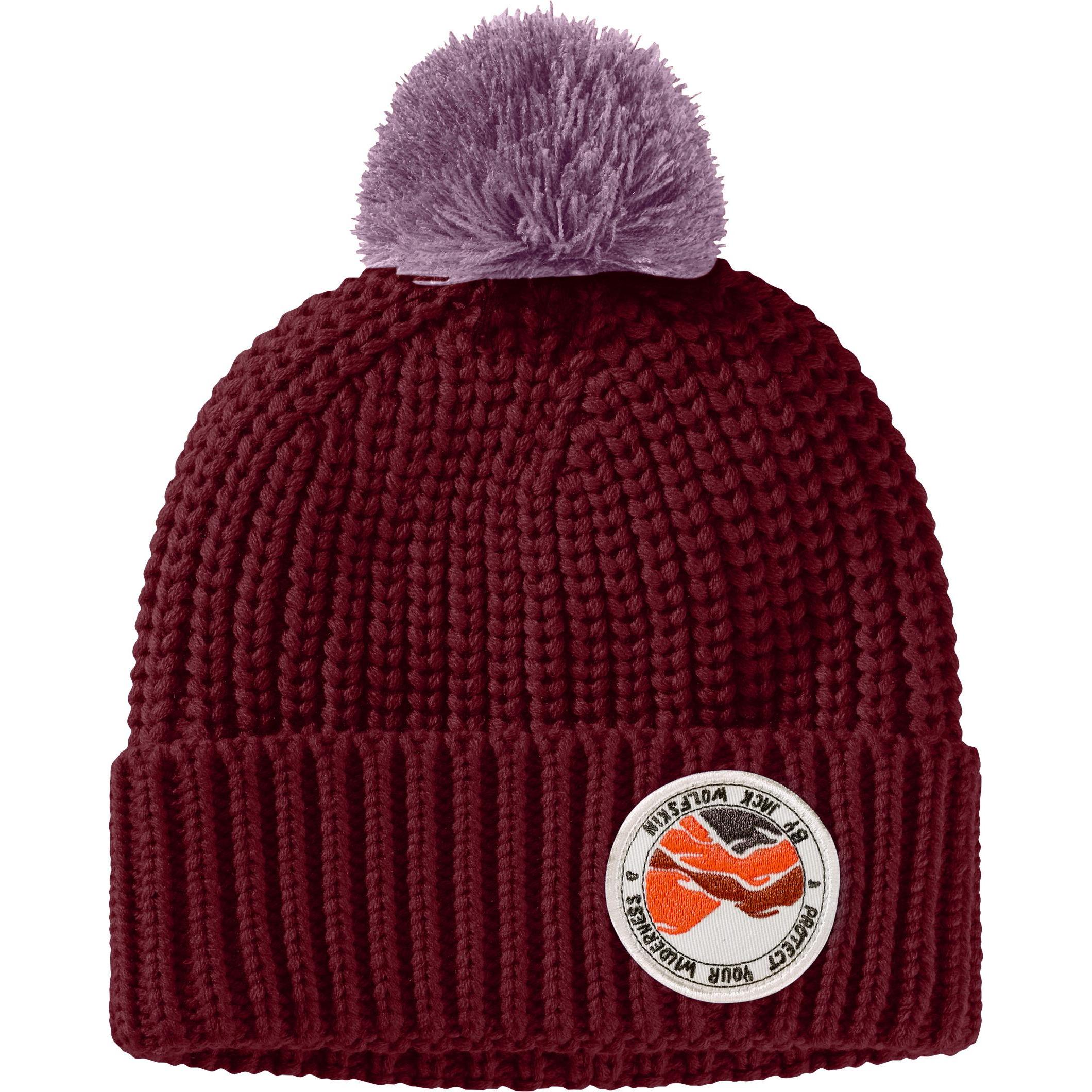 Jack Wolfskin, Unisex, Mütze, Kid's Pompom Badge Beanie, Schwarz, (S)