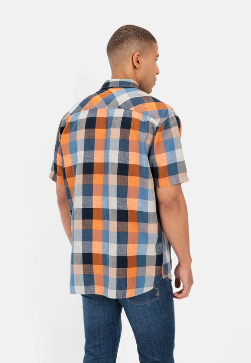 Image du produit Camel Active Chemise à carreaux en lin mélangé (L)