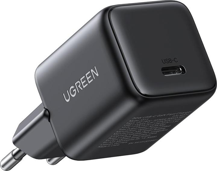 Produktbild Ugreen - Wall Charger X513 (65007) - USB-C, GaN, Fast Charging, 30W, QC4, 5V/3A - Black (30 W)