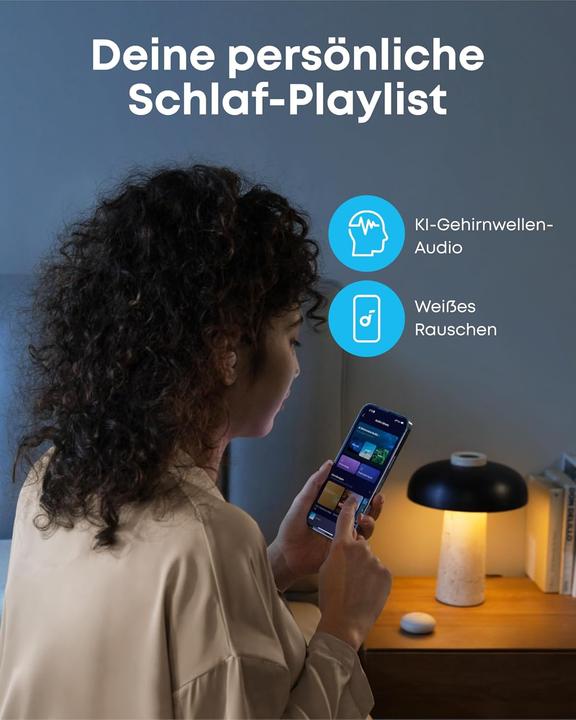 Produktbild soundcore Schlafkopfhörer Sleep A20 Earbuds mit Geräuschblockierung (Aktive Geräuschunterdrückung, 80 h, Kabellos)