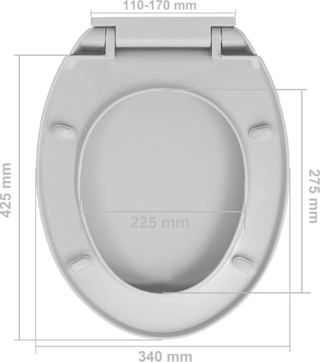 Produktbild vidaXL Toilettensitz