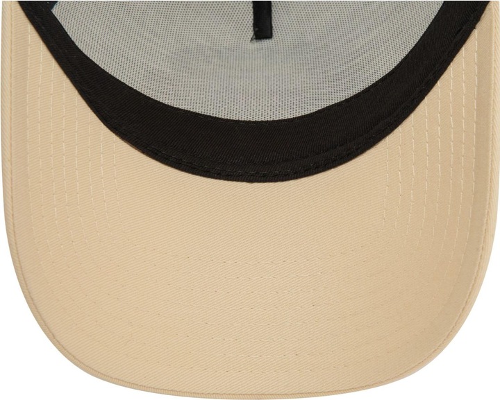 Actual product image New Era A-Frame Mesh Trucker Cap - GRAPHIC PRINT beige