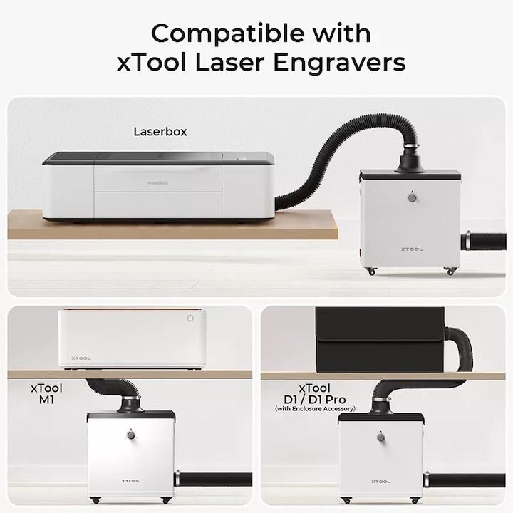 Actual product image XTool makeblock smoke purifier