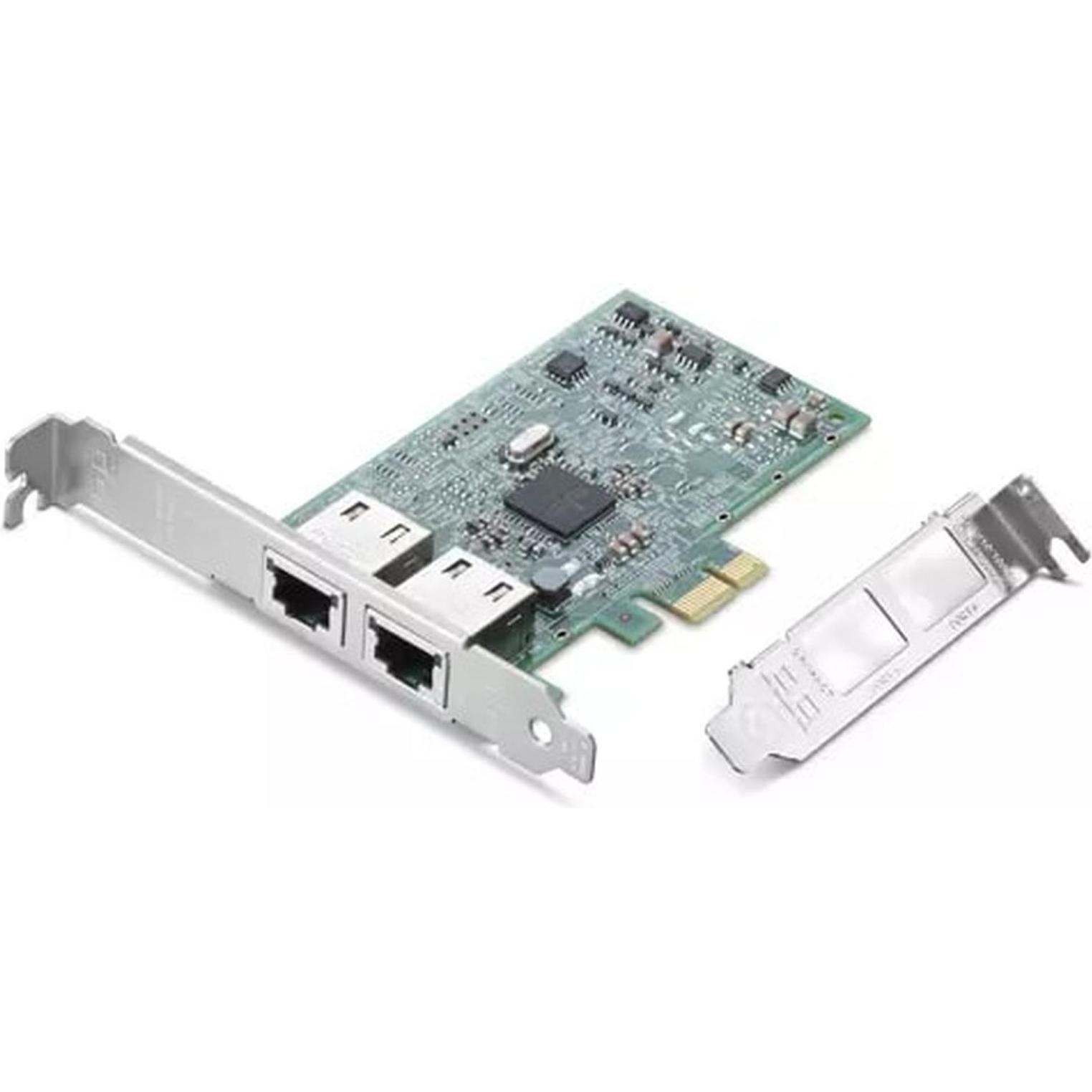 Lenovo TS BROADCOM BCM5720-2P (PCI-E x1), Netzwerkkarte, Schwarz