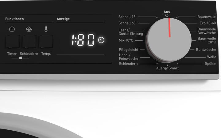 Actual product image Sharp ES-NFA714BW1NA-EN (7 kg, Left)