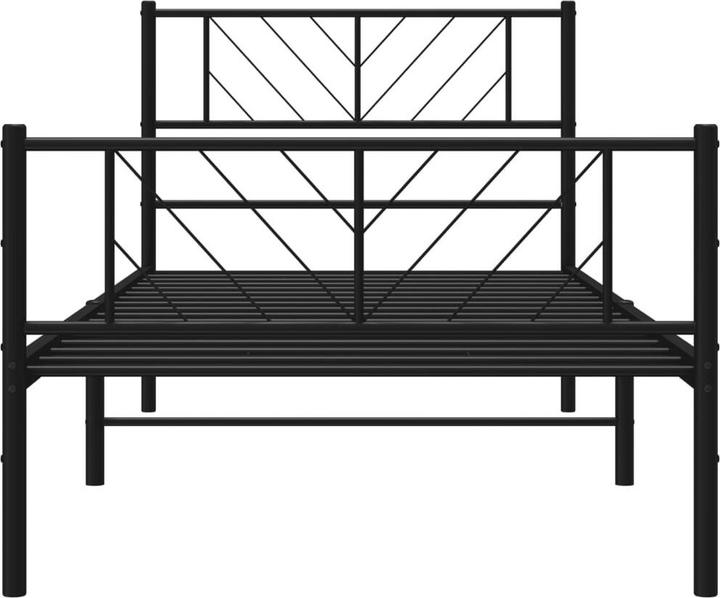 Produktbild vidaXL Metall Bettgestell (90 x 200 cm)
