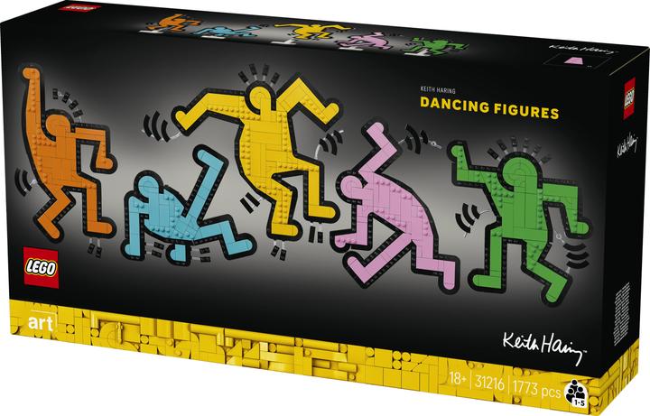 Actual product image LEGO Keith Haring - Dancing figures (LEGO Art)