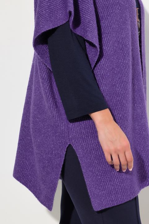 Produktbild Ulla Popken Strickjacke, 0versized, offenes Modell, Halbarm (50, 52, 54, 56)