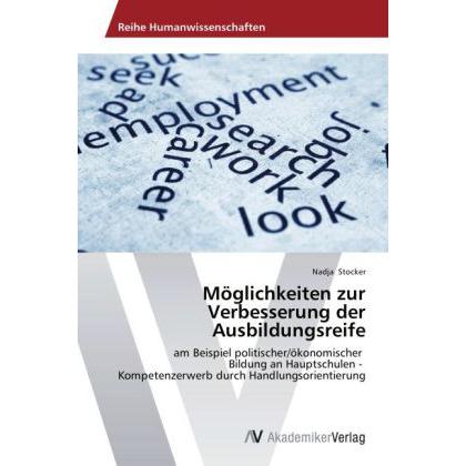 Möglichkeiten zur Verbesserung der Ausbildungsreife, Fachbücher von Nadja Stocker