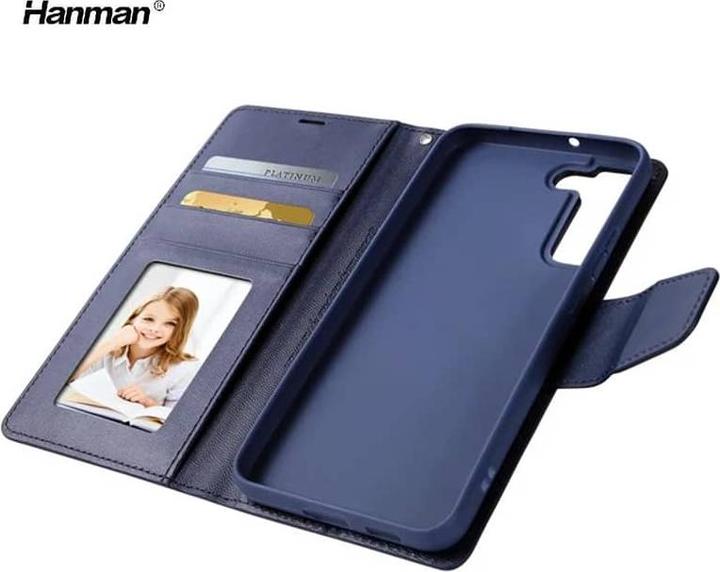 Produktbild Hanman Huawei Mate 20 Lite - Mill Flip Case mit 3 Kartenfächern, dunkelblau (Huawei Mate 20 Lite)