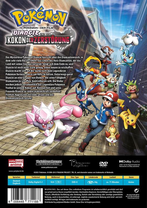Image du produit Film Pokémon : Diancie.DVD.7777118POY (DVD)