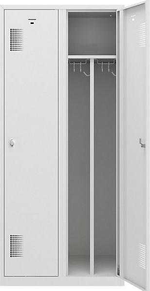 Produktbild eurokraft basic Garderobenschrank (80 cm, 180 cm)