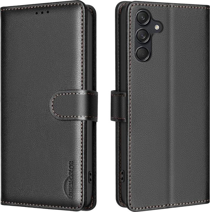 Binfen Color Galaxy S25 FE - BINFEN Leder Etui Hülle mit RFID Blocker (Samsung Galaxy S25 FE)
