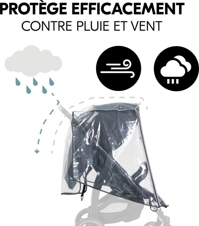 Image du produit Hauck Pushchair Raincover 4W