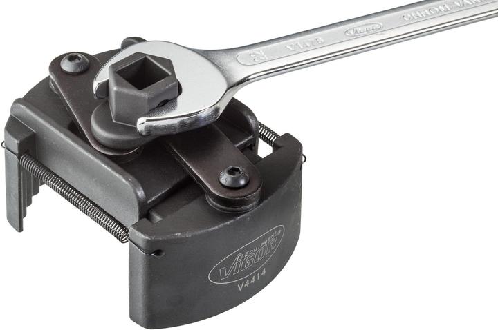 Produktbild Vigor Ölfilter-Spannschlüssel ∙ 80 - 115 mm ∙ universal ∙ V4414 ∙ Aussen-Sechskant 22 mm, Vierkant12…