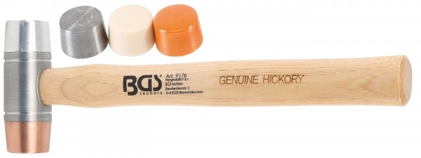 Immagine prodotto BGS Martello a testa intercambiabile Manico in Hickory Ø 35 mm (1310 g)