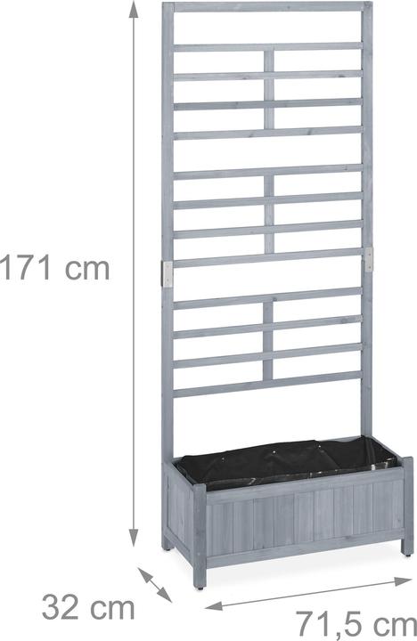 Actual product image Relaxdays Planter Box Trellis Wall (71.50 cm)