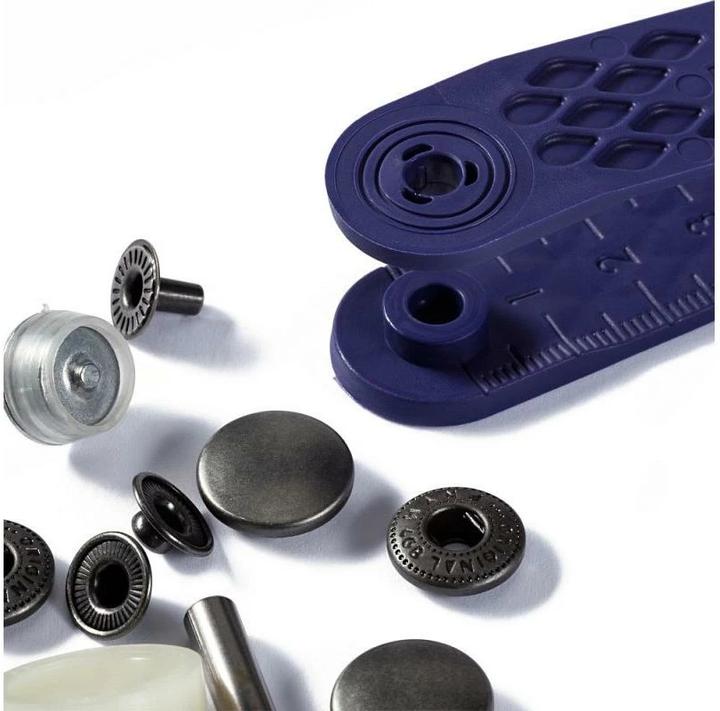 Produktbild Prym Druckknopf Anorak, alteisen 15 mm, Karte 10 Stk.