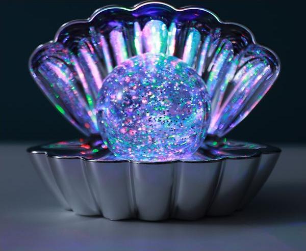 i-Total Lampe Muschel silber