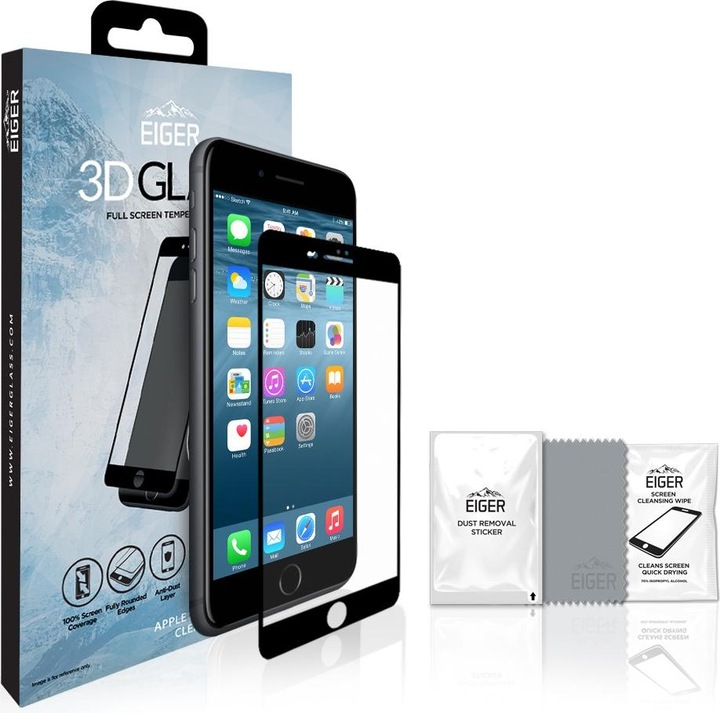 Produktbild Eiger Mountain Glass Clear Edge (1 Stück, Apple iPhone 6s, Apple iPhone 8, Apple iPhone 7, Apple iPhone 6, Apple iPhone SE (2nd Gen))