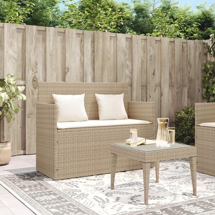 Image du produit vidaXL Ensemble salon de jardin 10 pièces avec coussins