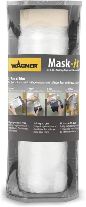 Produktbild Abklebefolie Mask-It inkl. Abroller 2,7 m x 16 m (90 mm)