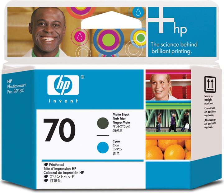 Actual product image HP 70 (C, MBK)