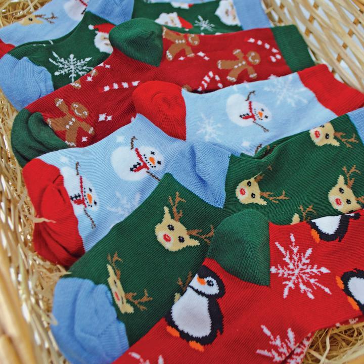 Produktbild Sock Snob Weihnachtssocken (6er Pack, 27 - 30)