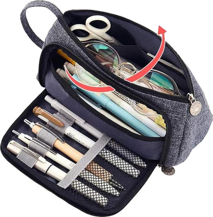 Image du produit JTI Trousse à crayons en tissu - Gris