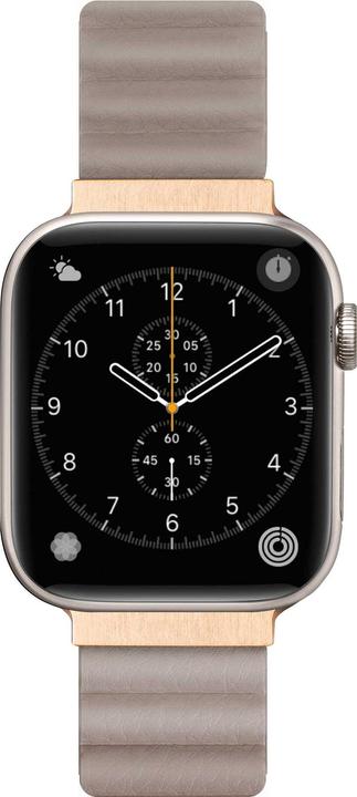 Produktbild Laut Apple Watch NOVI LUXE 42/44/45/49 mm, Beige large (42 mm, 44 mm, 45 mm, 49 mm, Kunstleder)