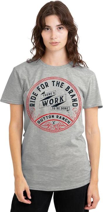 Produktbild Yellowstone There's Work to Be Done TShirt meliert (XXL)
