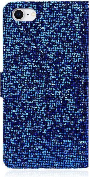 Produktbild MU Style Leder Glitzerhülle mit Streifen (Apple iPhone 7, Apple iPhone 8, Apple iPhone SE (2nd Gen), Apple iPhone SE (3rd Gen))