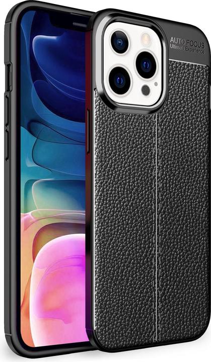 Actual product image Nalia Leather Look Silicone Cell Phone Case (Apple iPhone 13 Pro Max)