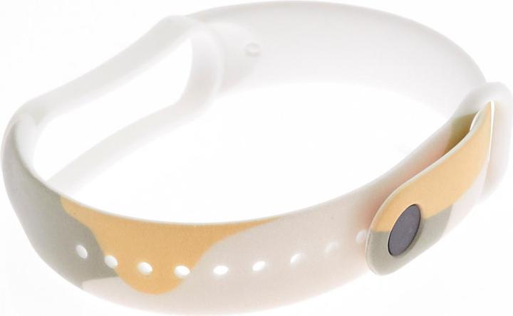 Actual product image Hurtel Strap Moro Wristband for Xiaomi Mi Band 4 / Mi Band 3 Silicone Strap Camo Watch Bracelet (13) (Plastic)