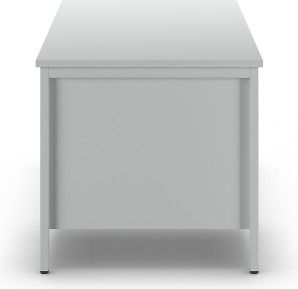 Actual product image eurokraft basic Master desk, light gray (140 cm, 80 cm)