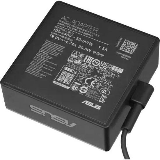ASUS AC Adapter 90W / 19V / 4.74A / 4.5mm / 3Pin (90 W), Alimentatore per notebook