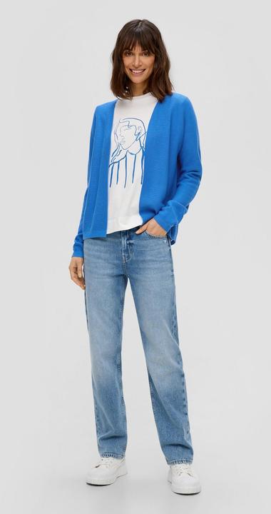 Produktbild s.Oliver Strickjacke Feinstrickjacke aus Viskosemix (48)