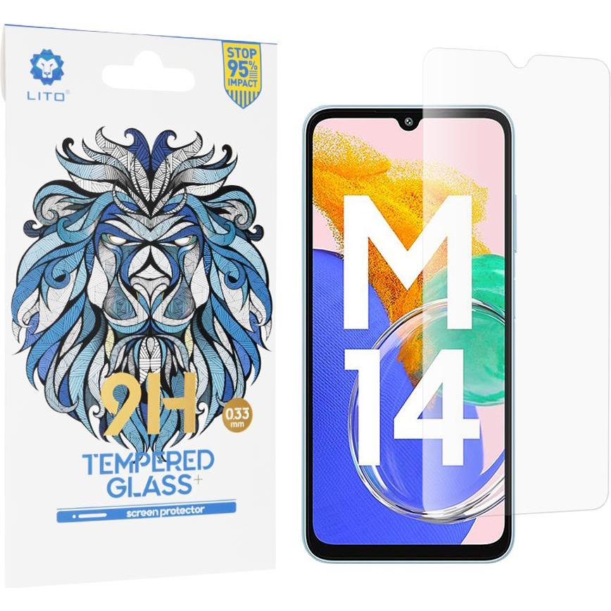 Lito - 2.5D Classic Glass - Samsung Galaxy M14 - Clear (1 pz., Samsung Galaxy M14), Pellicola protettiva smartphone, Trasparente