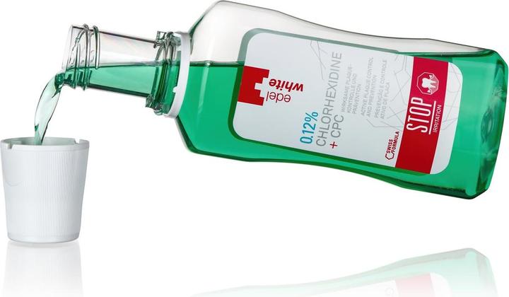 Immagine prodotto Edel + White STOP Irritazione Collutorio Clorexidina Solvente (300 ml, Collutorio)