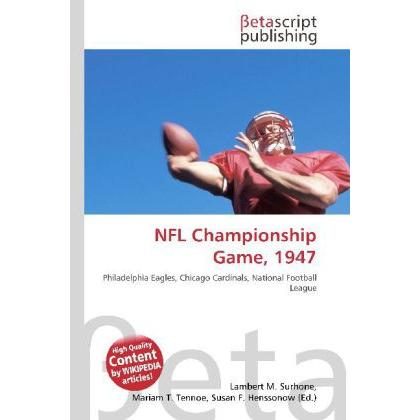 NFL Championship Game, 1947, Ratgeber