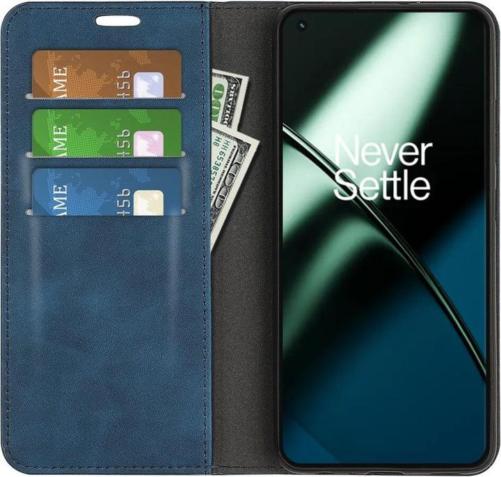 Immagine prodotto Cover-Discount One Plus 11 - Custodia Stand Flip Cover blu (OnePlus 11)