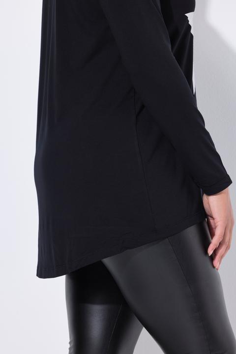 Produktbild Angel of Style T-Shirt, A-Linie, Metallic Stern, Langarm (48)